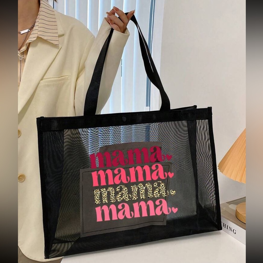 234.  Mama Mesh Tote Bag
